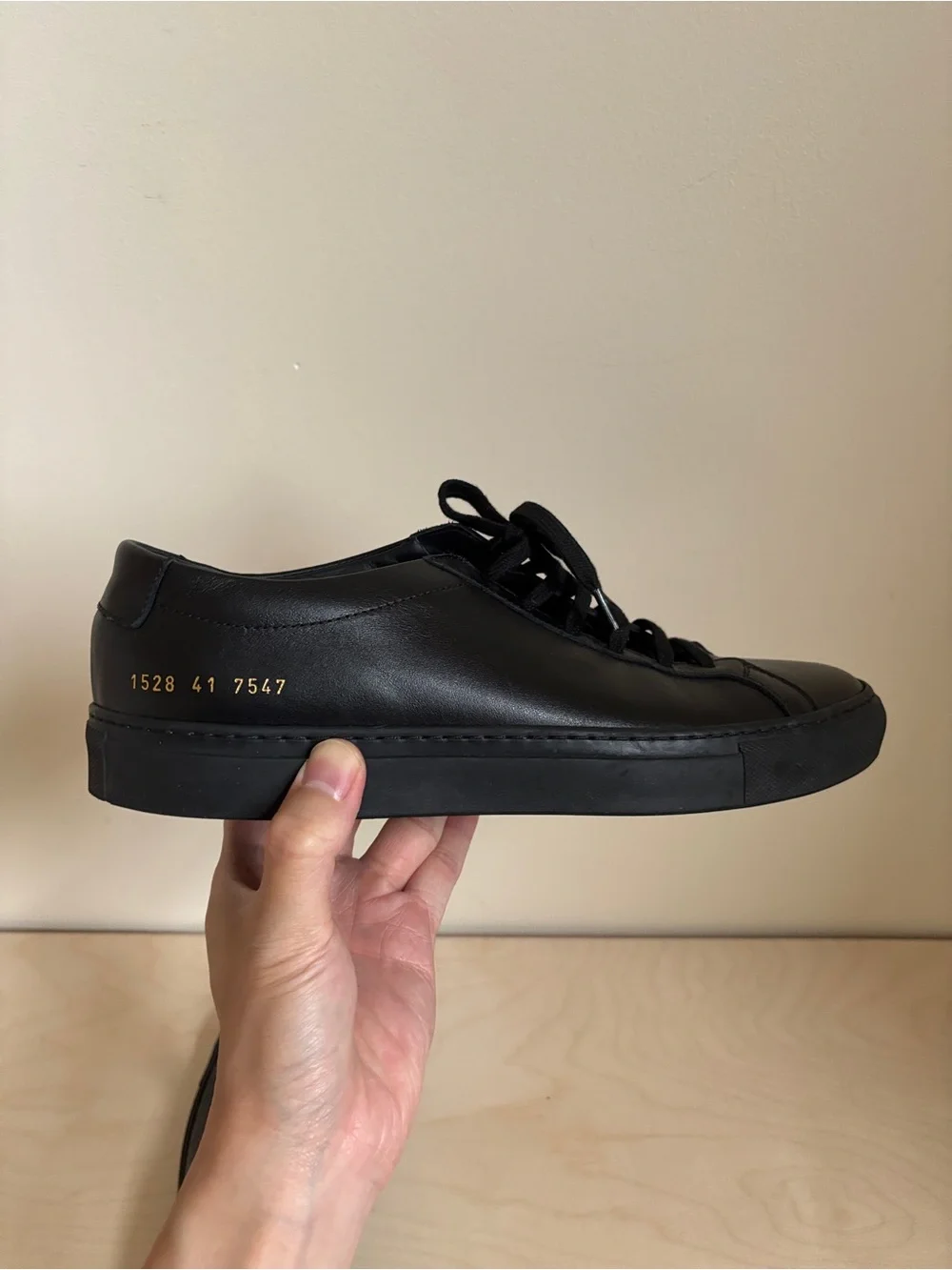 Common Projects Original Achilles Leather Low-Top Sneakers Size EU 41 US 8.5